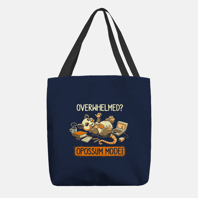 Opossum Mode-None-Basic Tote-Bag-worlddominationforcats