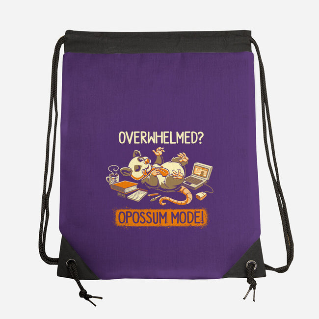 Opossum Mode-None-Drawstring-Bag-worlddominationforcats