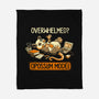 Opossum Mode-None-Fleece-Blanket-worlddominationforcats