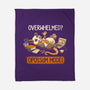 Opossum Mode-None-Fleece-Blanket-worlddominationforcats