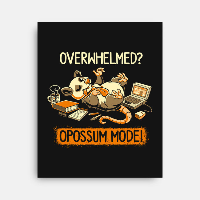 Opossum Mode-None-Stretched-Canvas-worlddominationforcats