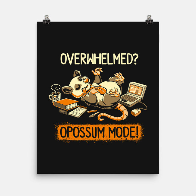 Opossum Mode-None-Matte-Poster-worlddominationforcats