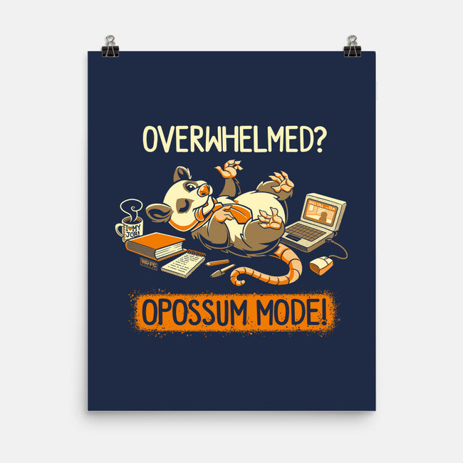 Opossum Mode-None-Matte-Poster-worlddominationforcats