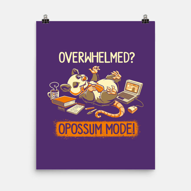 Opossum Mode-None-Matte-Poster-worlddominationforcats
