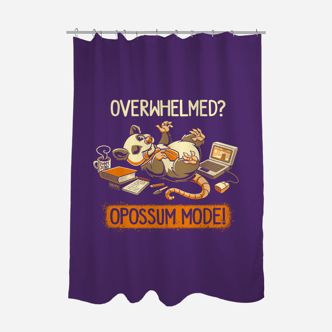 Opossum Mode-None-Polyester-Shower Curtain-worlddominationforcats