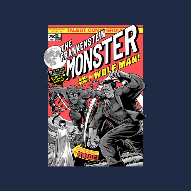 Monster V Wolf-Mens-Heavyweight-Tee-boltfromtheblue