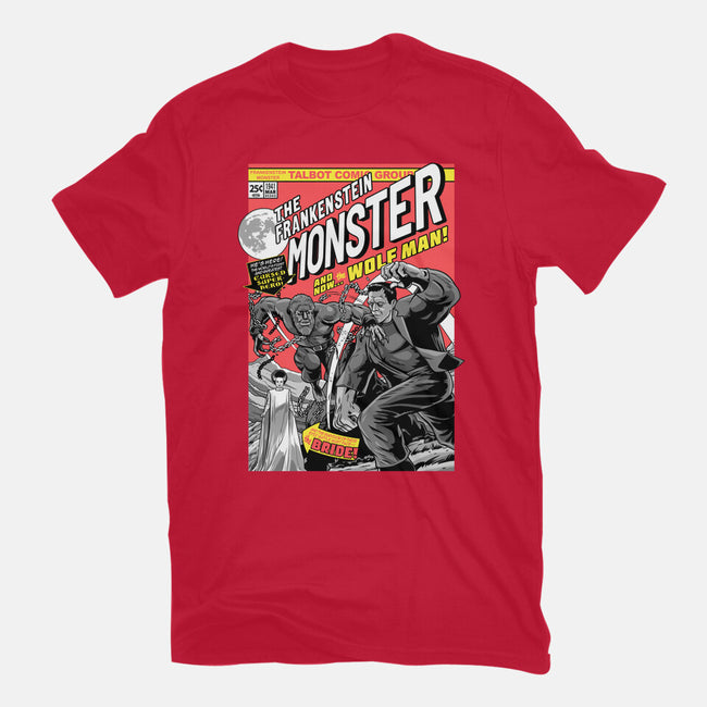 Monster V Wolf-Mens-Heavyweight-Tee-boltfromtheblue
