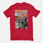Monster V Wolf-Womens-Basic-Tee-boltfromtheblue