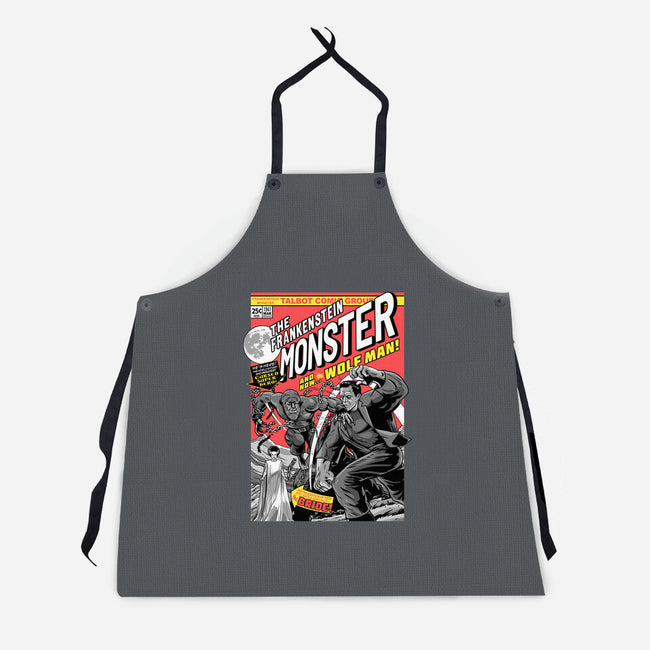Monster V Wolf-Unisex-Kitchen-Apron-boltfromtheblue