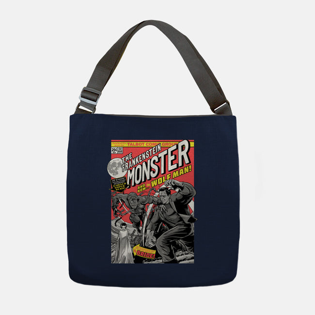 Monster V Wolf-None-Adjustable Tote-Bag-boltfromtheblue