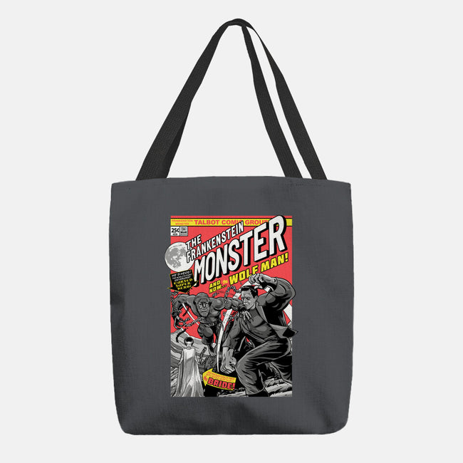 Monster V Wolf-None-Basic Tote-Bag-boltfromtheblue