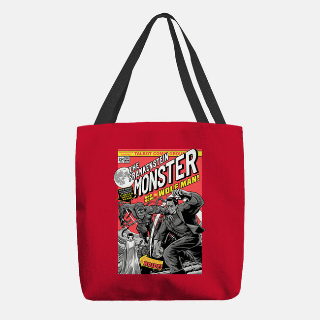 Monster V Wolf-None-Basic Tote-Bag-boltfromtheblue
