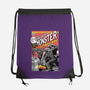 Monster V Wolf-None-Drawstring-Bag-boltfromtheblue