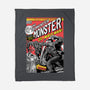 Monster V Wolf-None-Fleece-Blanket-boltfromtheblue