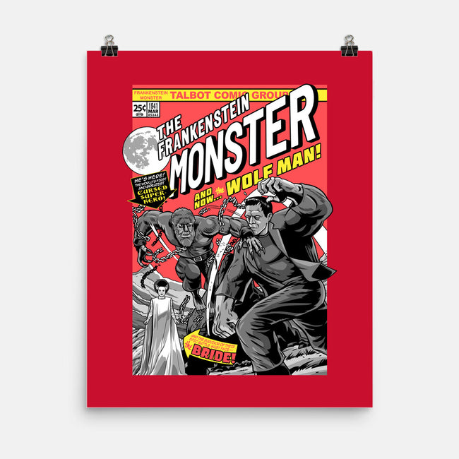 Monster V Wolf-None-Matte-Poster-boltfromtheblue