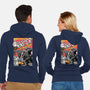 Monster V Wolf-Unisex-Zip-Up-Sweatshirt-boltfromtheblue