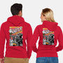Monster V Wolf-Unisex-Zip-Up-Sweatshirt-boltfromtheblue