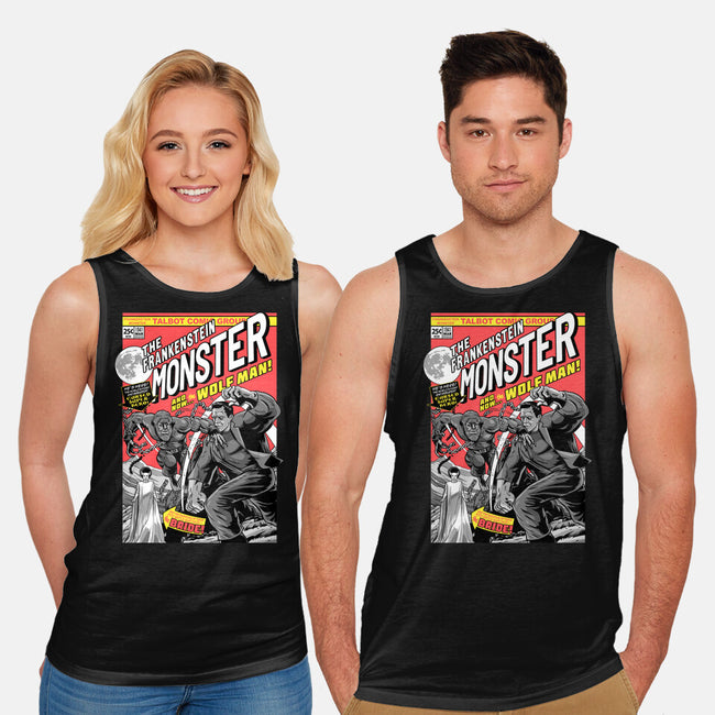 Monster V Wolf-Unisex-Basic-Tank-boltfromtheblue