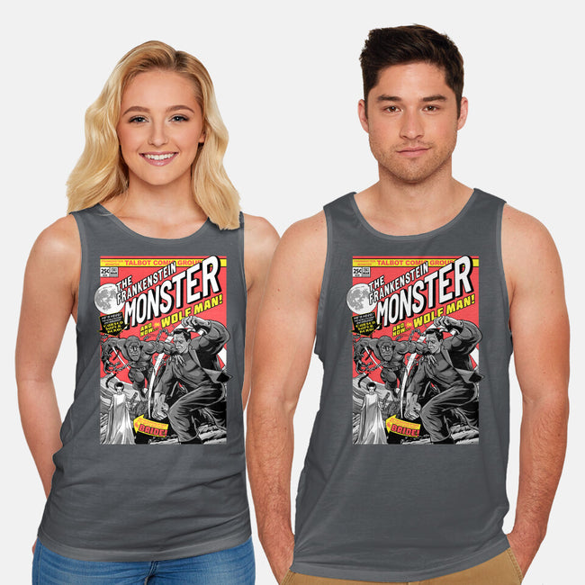 Monster V Wolf-Unisex-Basic-Tank-boltfromtheblue