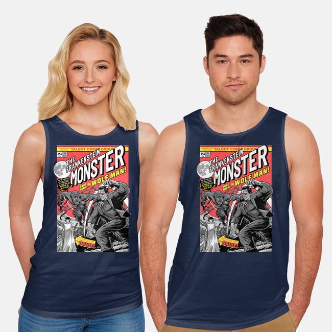 Monster V Wolf-Unisex-Basic-Tank-boltfromtheblue