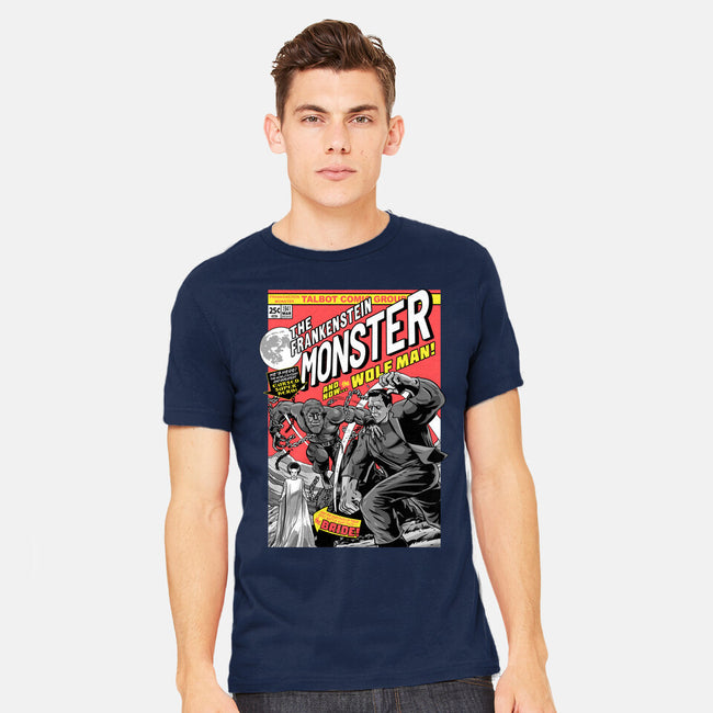 Monster V Wolf-Mens-Heavyweight-Tee-boltfromtheblue