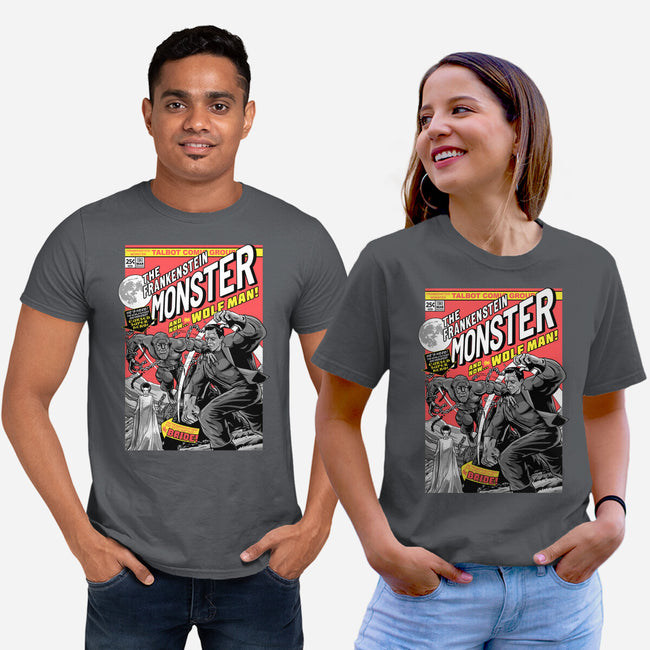 Monster V Wolf-Unisex-Basic-Tee-boltfromtheblue