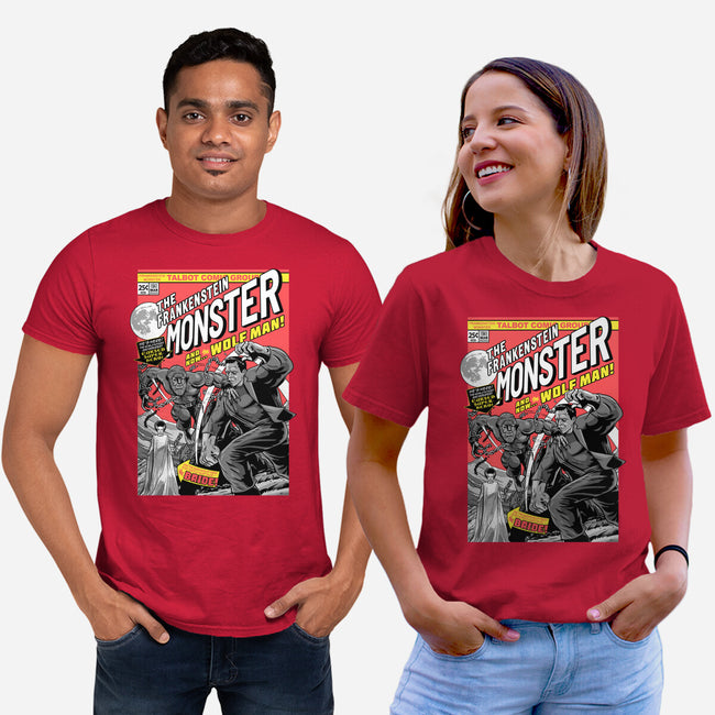 Monster V Wolf-Unisex-Basic-Tee-boltfromtheblue