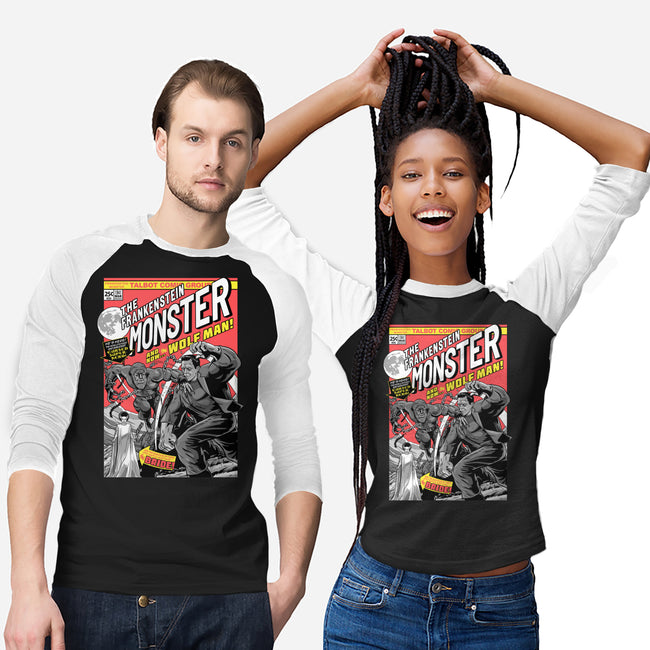 Monster V Wolf-Unisex-Baseball-Tee-boltfromtheblue