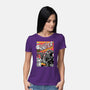 Monster V Wolf-Womens-Basic-Tee-boltfromtheblue