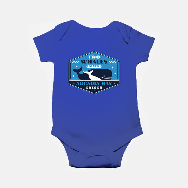 Two Whales Diner Crest-Baby-Basic-Onesie-LAGELANTEE