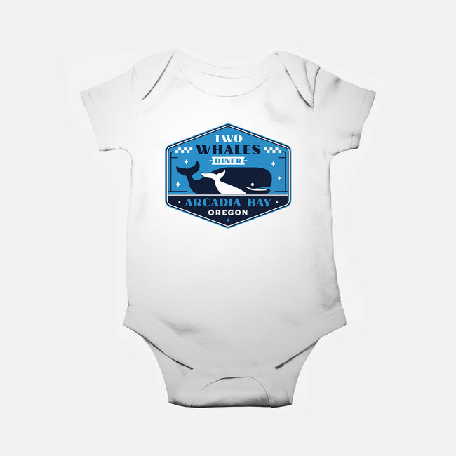 Two Whales Diner Crest-Baby-Basic-Onesie-LAGELANTEE