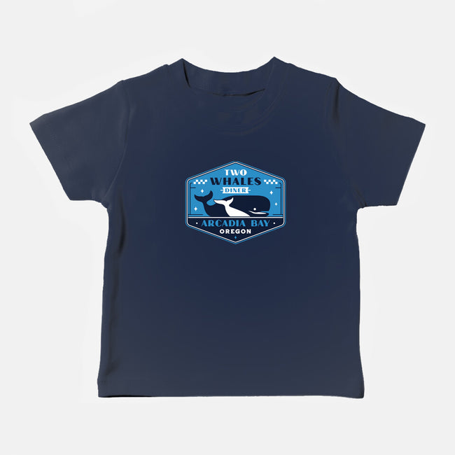 Two Whales Diner Crest-Baby-Basic-Tee-LAGELANTEE