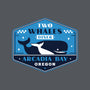 Two Whales Diner Crest-Womens-Fitted-Tee-LAGELANTEE