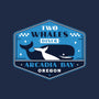 Two Whales Diner Crest-Womens-Fitted-Tee-LAGELANTEE