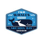 Two Whales Diner Crest-None-Basic Tote-Bag-LAGELANTEE
