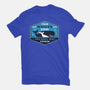 Two Whales Diner Crest-Womens-Basic-Tee-LAGELANTEE