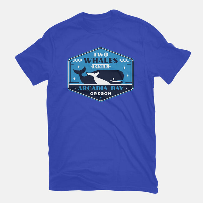Two Whales Diner Crest-Mens-Basic-Tee-LAGELANTEE