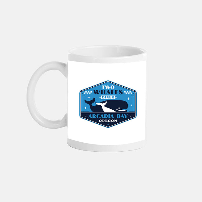 Two Whales Diner Crest-None-Mug-Drinkware-LAGELANTEE