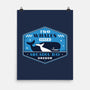 Two Whales Diner Crest-None-Matte-Poster-LAGELANTEE