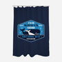 Two Whales Diner Crest-None-Polyester-Shower Curtain-LAGELANTEE