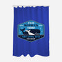 Two Whales Diner Crest-None-Polyester-Shower Curtain-LAGELANTEE