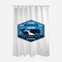 Two Whales Diner Crest-None-Polyester-Shower Curtain-LAGELANTEE