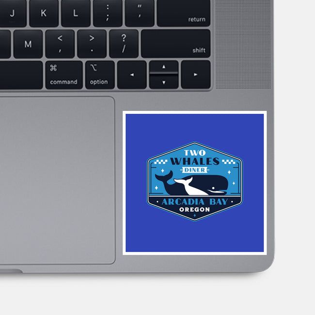 Two Whales Diner Crest-None-Glossy-Sticker-LAGELANTEE