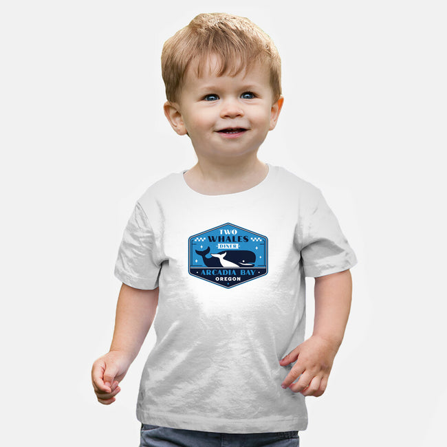 Two Whales Diner Crest-Baby-Basic-Tee-LAGELANTEE