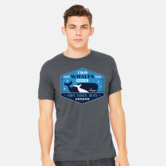 Two Whales Diner Crest-Mens-Heavyweight-Tee-LAGELANTEE