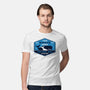 Two Whales Diner Crest-Mens-Premium-Tee-LAGELANTEE