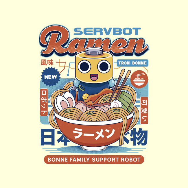 Servbot Ramen Vintage-None-Glossy-Sticker-LAGELANTEE