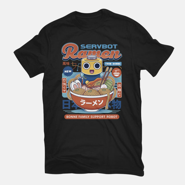 Servbot Ramen Vintage-Unisex-Basic-Tee-LAGELANTEE