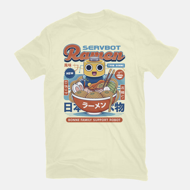 Servbot Ramen Vintage-Mens-Basic-Tee-LAGELANTEE
