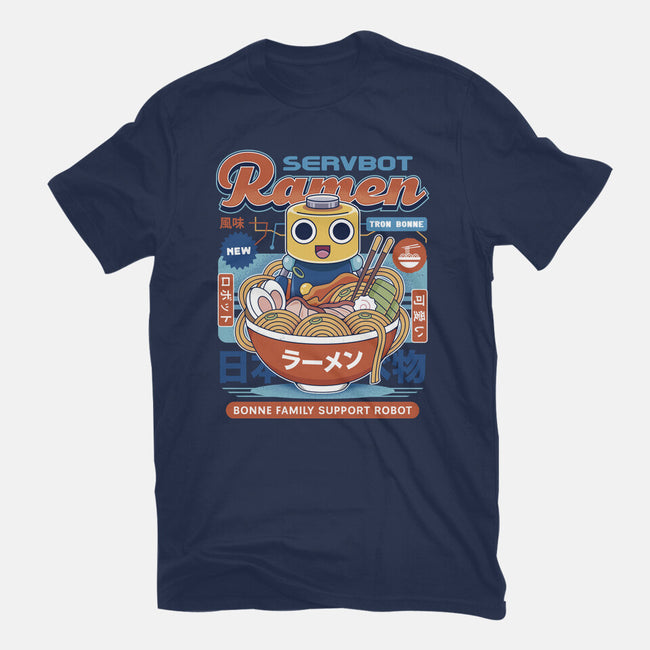 Servbot Ramen Vintage-Unisex-Basic-Tee-LAGELANTEE